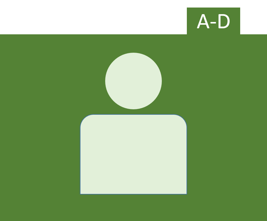 The contacts button icon